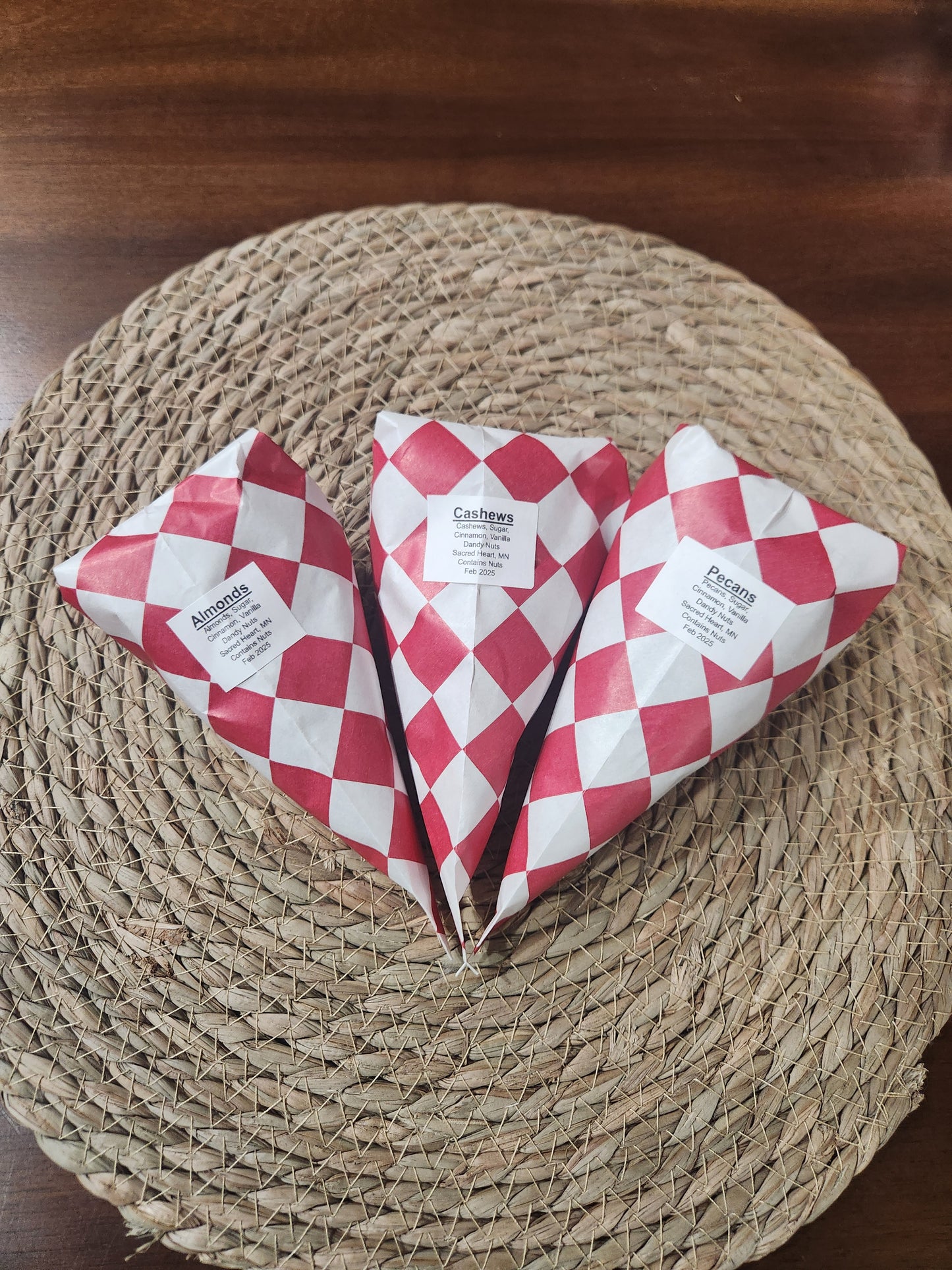 Cinnamon Roasted Nuts - Snack Pack Cone