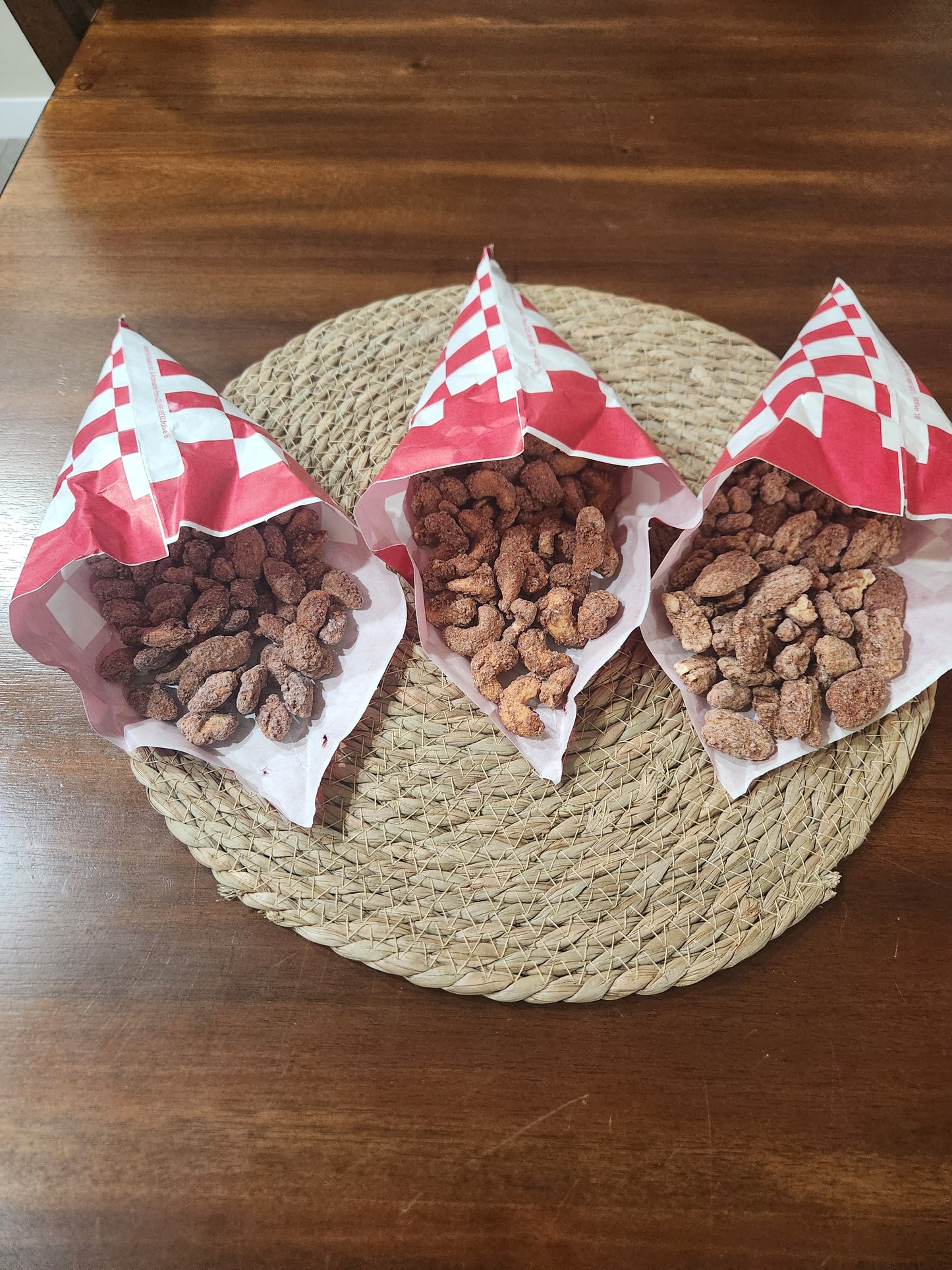 Cinnamon Roasted Nuts - Snack Pack Cone